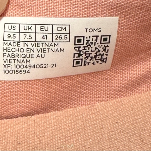 Toms Alpargatas in Autumn Floral, 9.5, excellent condition - Picture 8 of 10